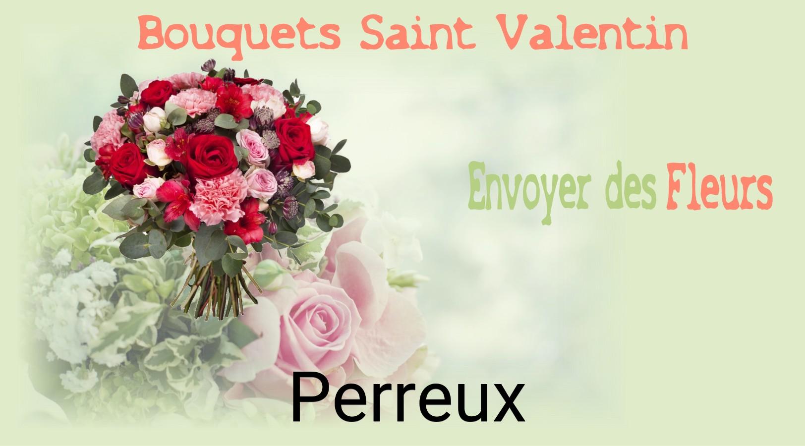Roses de Saint-Valentin livrées à Perreux